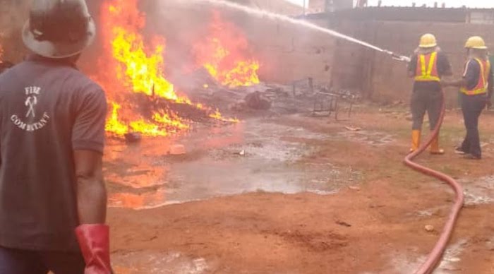 fire at Bodija Market in Ibadan
