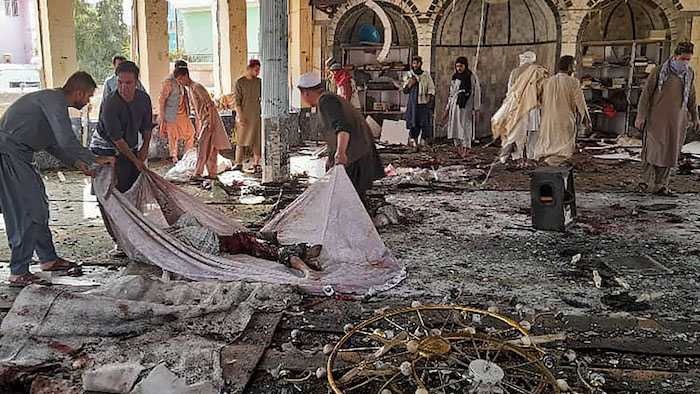 Afghan Mosque Bomb Blast