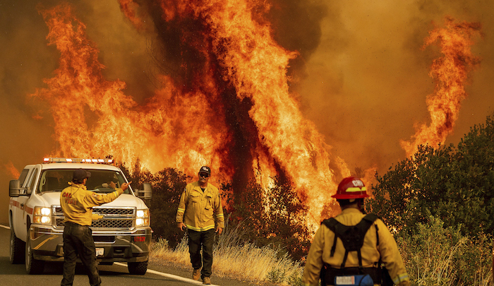 wildfire in California