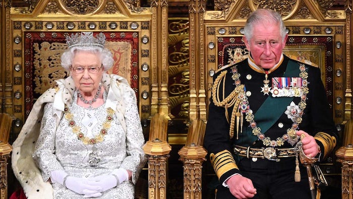 Britain's new monarch King Charles III and late queen