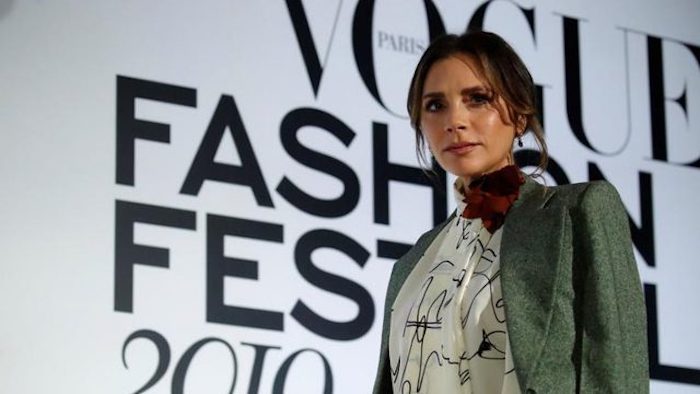 Victoria Beckham's French debut