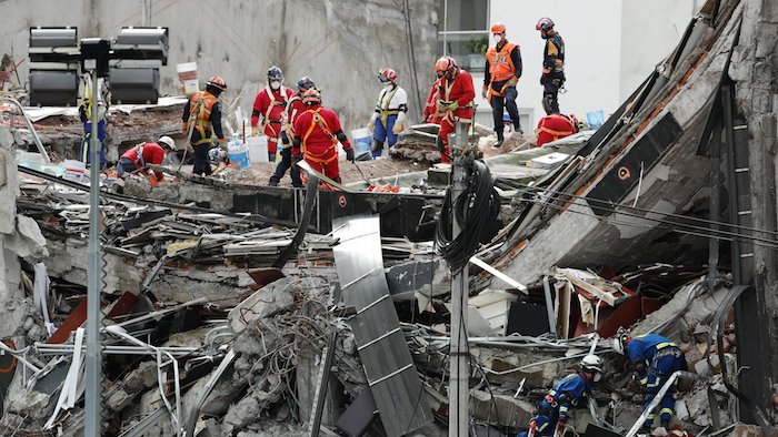 Search works continue after earthquake in Mexico