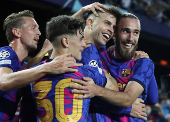 Barcelona Record First Champions League Win