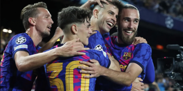 Barcelona Record First Champions League Win