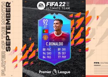 Ronaldo Wins Premier League Player Of The Month Award.