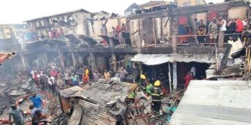 Gas Explosion Leaves At Least Five Dead In Ladipo Market.