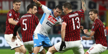 Ac Milan Pushed Down, While Napoli Goes Top