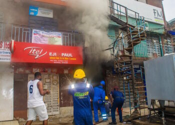 Fire Consumes Businesses and Properties in Computer Village
