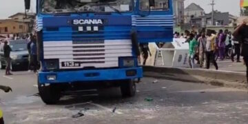 Trailer Crushed 17 Grammer School Students In Berger, Lagos.
