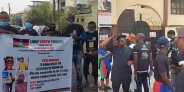 Sylvester Oromoni’s Death: Niger Delta Youths Protest Reopening Of Dowen College