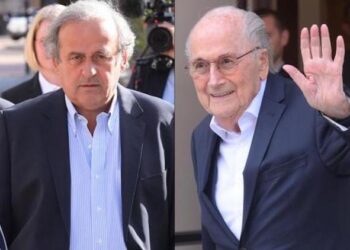 Blatter and Michel Platini