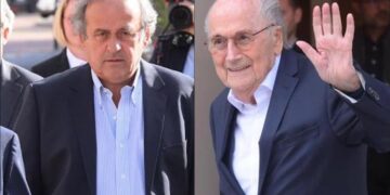 Blatter and Michel Platini