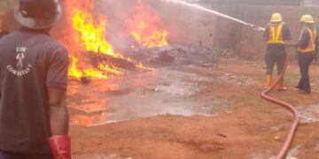 fire at Bodija Market in Ibadan