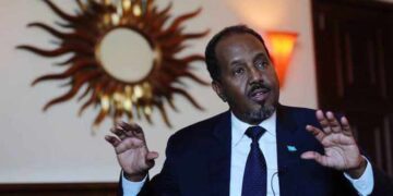 Somalia's President Hassan Sheikh Mohamud