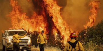 wildfire in California