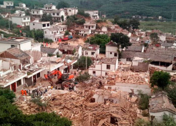 Earthquake Rural Region of Southern China