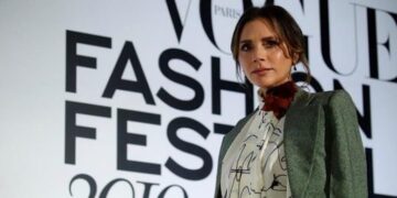 Victoria Beckham's French debut