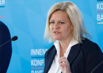 Minister of the Interior Nancy Faese